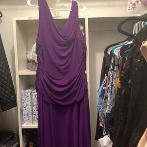 Women’s purple dress